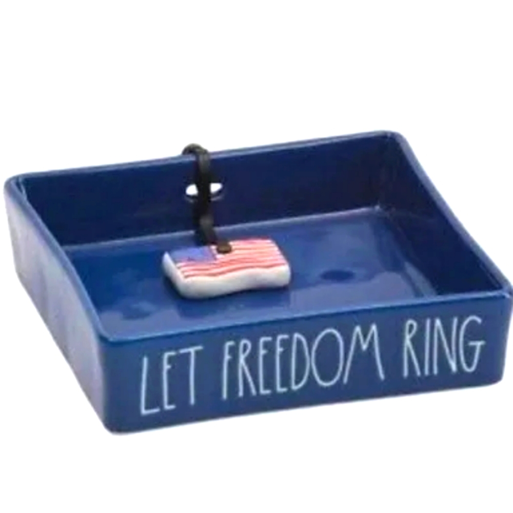 Rae Dunn Let Freedom Ring Napkin Holder